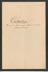 k.k. naturhistorisches Hofmuseum, Intendanzakten 1885-1896 (Hauer), Aktenzahl Z.263.e/1889, Seite 1